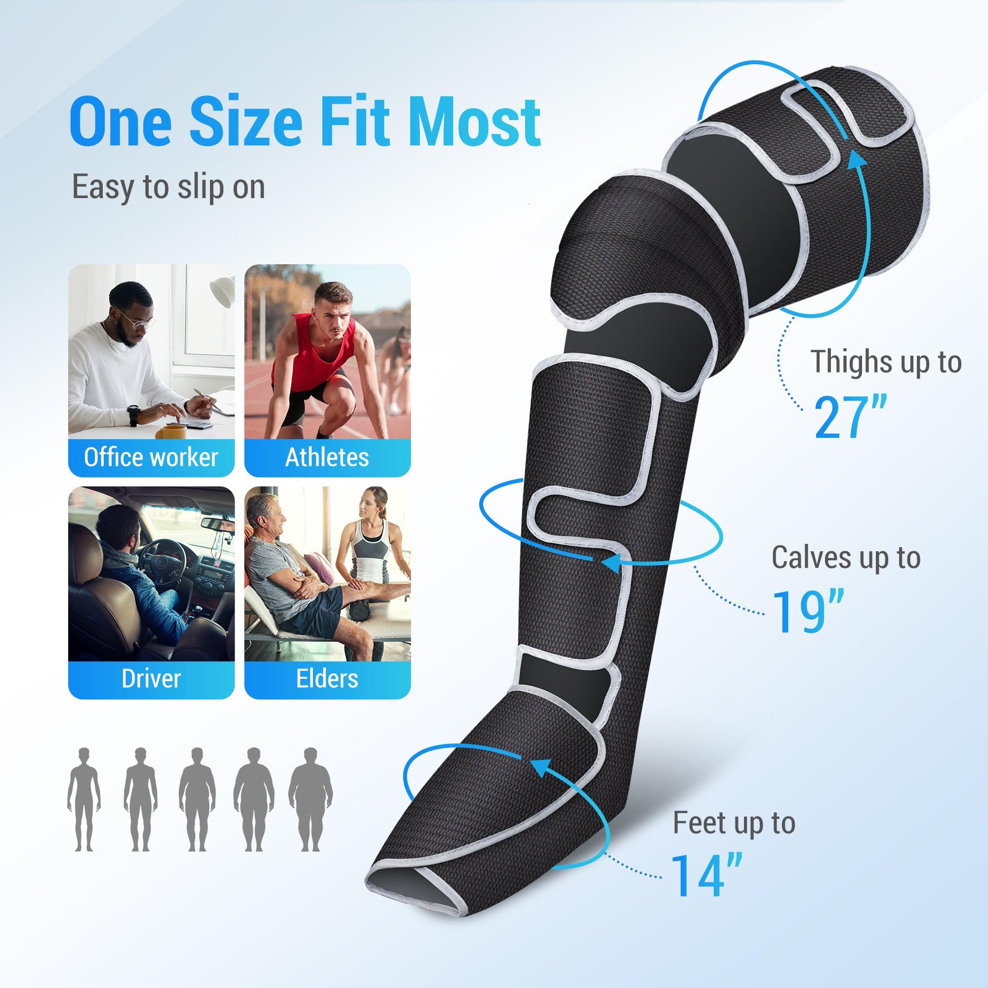 Leg Massager for Pain Relief, Leg Compression Machine - 7204B - Image 5
