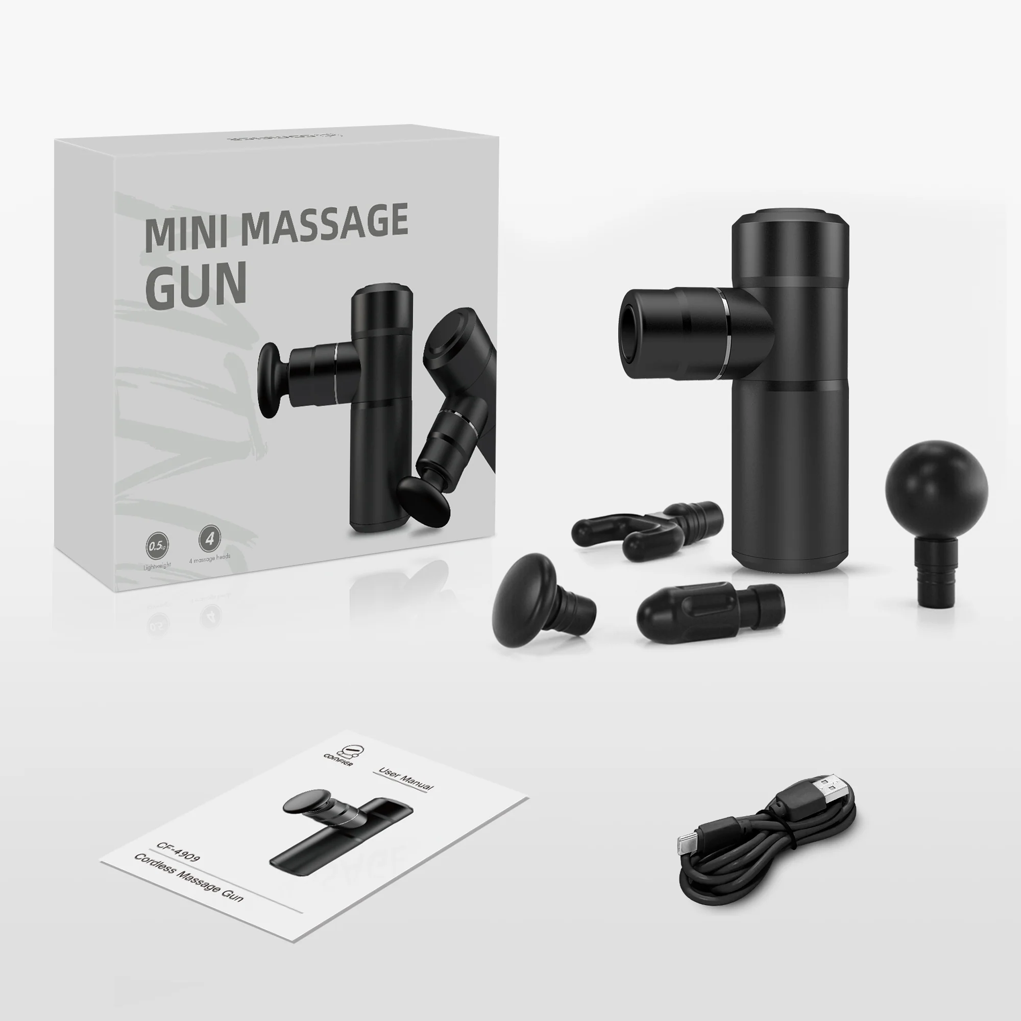 COMFIER Mini Massage Gun,Pocket-Sized Small Massge Gun - 4909 - Image 9