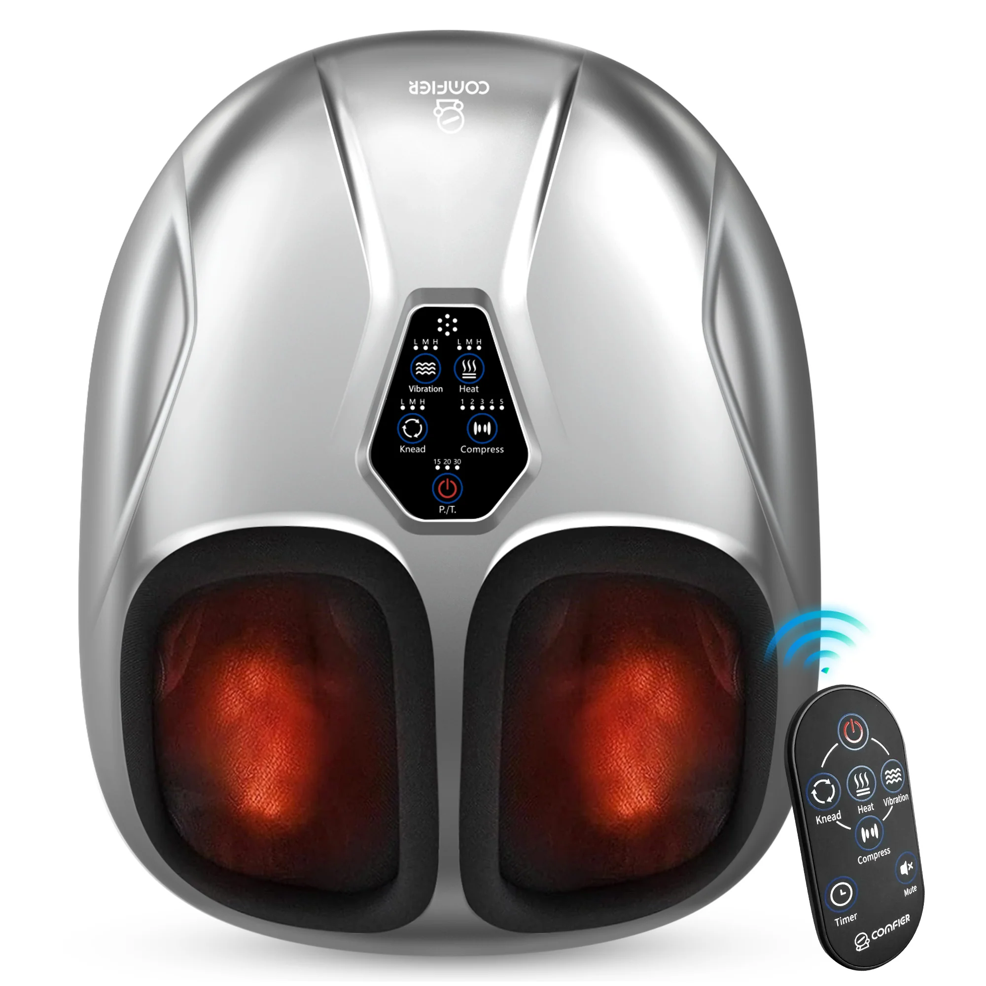 Shiatsu Foot Massager for Neuropathy Plantar Fasciitis Relief - 5526