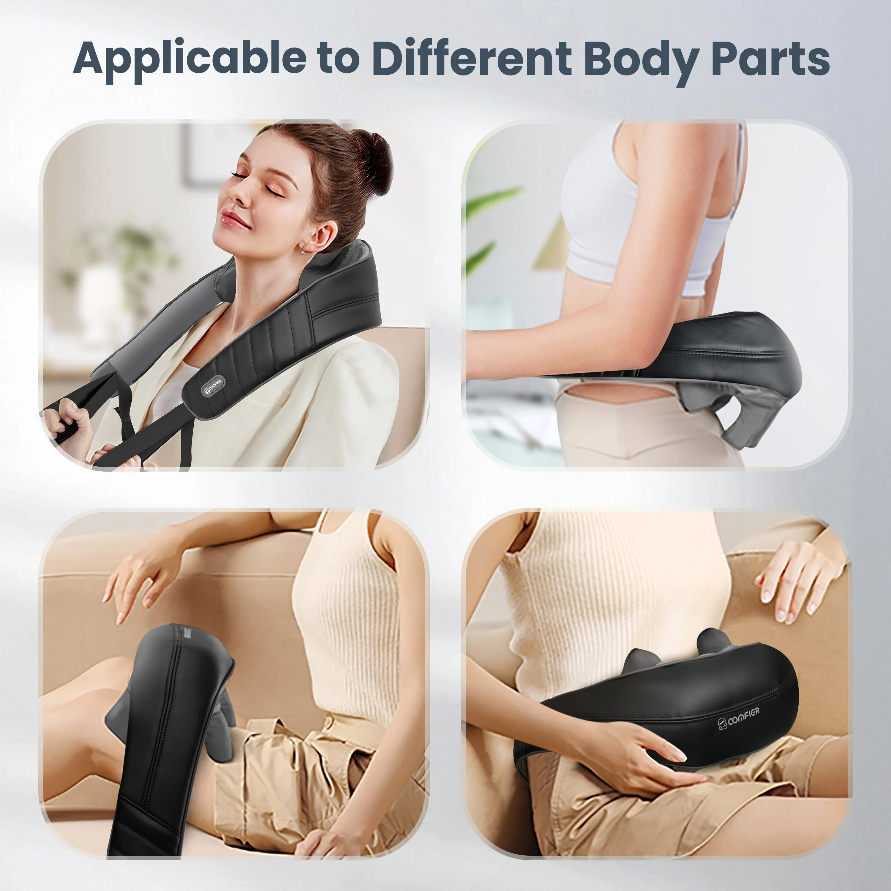 Cordless Neck Massager with Heat, Pain Relief - 6811 - Image 6